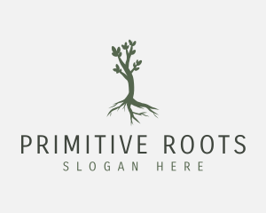 Nurture Nature Tree logo design