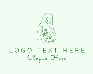 Therapy - Natural Lady Body logo design