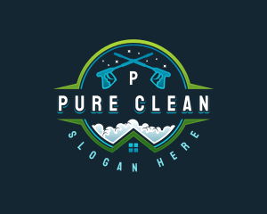 Housekeeping Pressure Washer logo design