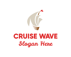 Cruiser - Travel Ship Sailing logo design