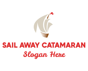 Travel Ship Sailing logo design