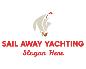 Travel Ship Sailing logo design