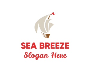 Sail - Travel Ship Sailing logo design