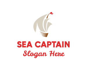 Travel Ship Sailing logo design