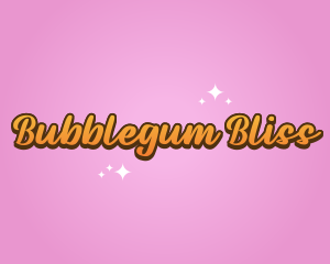 Bubblegum - Sweet Cafe Bakery logo design