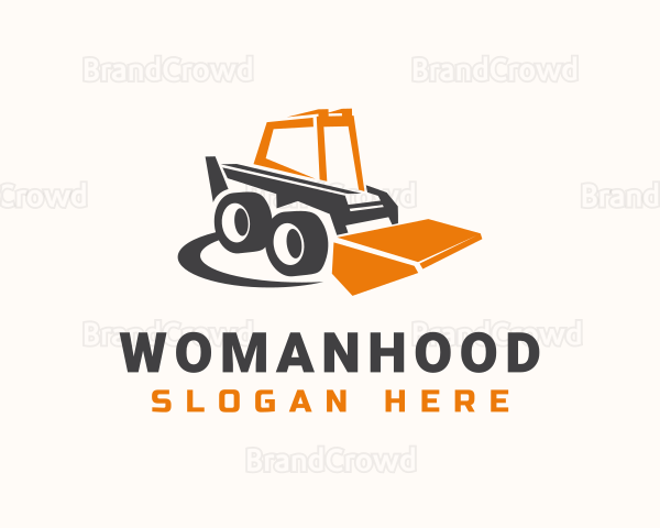 Bulldozer Industrial Builder Logo