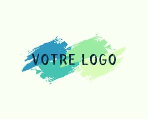 Modern Painting Brush Logo