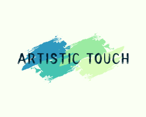 Modern Painting Brush logo design