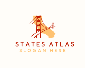 California Gate Bridge logo design