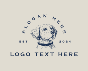 Handdrawn - Pet Dog Collar logo design