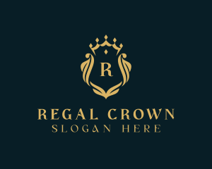 Royal Crown Shield logo design