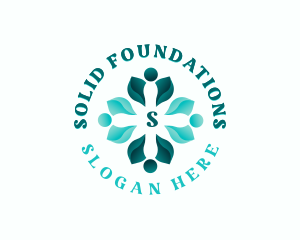 People Foundation Community logo design