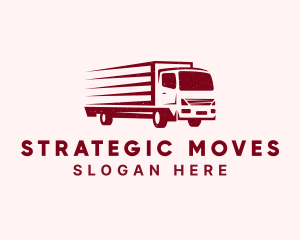 Delivery Truck Transport logo design