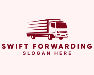 Delivery Truck Transport logo design