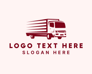 Delivery Truck Transport Logo