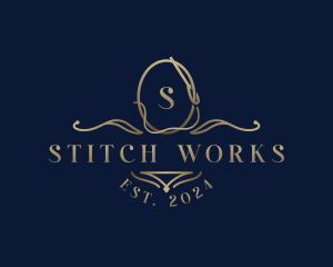 Alteration - Sewing Alteration Needle logo design