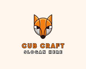 Fox Cub Head logo design