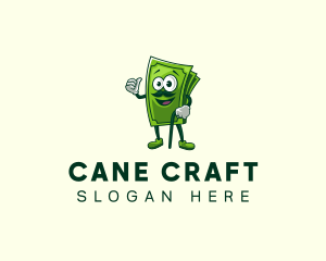 Cane - Money Savings Cash logo design