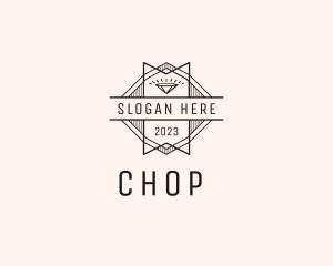 Retro Diamond Badge logo design