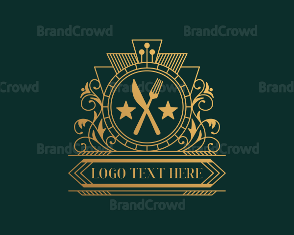 Luxury Restaurant Dining Logo