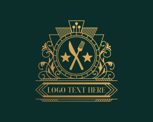 Luxury Restaurant Dining Logo