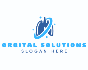 Orbital - Lung Breath Oxygen logo design