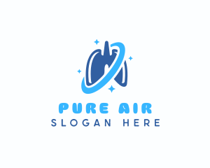 Oxygen - Lung Breath Oxygen logo design