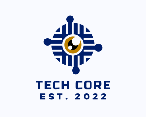 Tech Eye Surveillance logo design