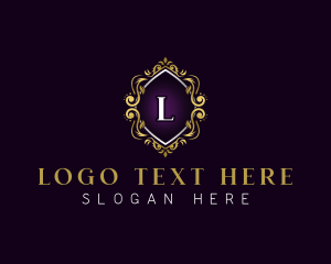 Academy - Elegant Luxury Floral logo design