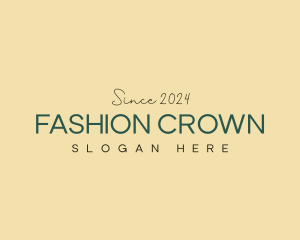 Luxury Fashion Business logo design