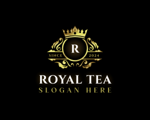 Royal Crown Ornament logo design