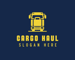 Cargo Briefcase Truck  logo design