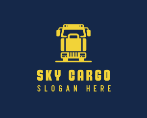 Cargo Briefcase Truck  logo design