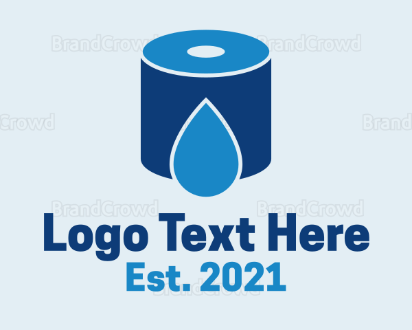 Water Tissue Roll Logo