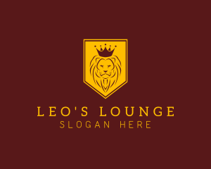 Leo - Lion Crown Crest logo design