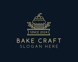 Cupcake Confectionery Pastry logo design