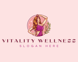 Wellness Feminine Beauty logo design