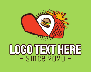 Cap - Retro Pop Burger Cap logo design