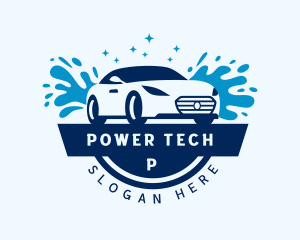 Car Wash Automobile Logo
