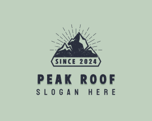 Rustic Mountain Summit logo design