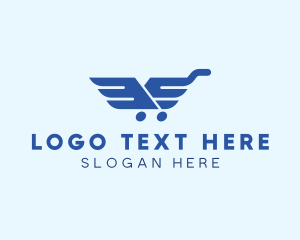 Wings Shopping Cart Logo