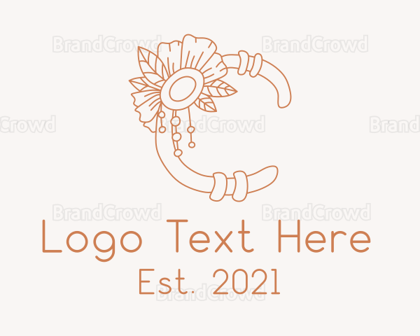 Flower Boho Bracelet Logo