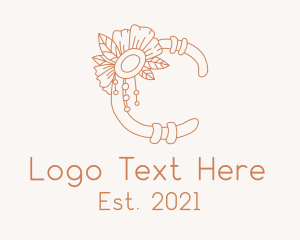 Lux - Flower Boho Bracelet logo design