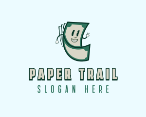 Paper Bill Money logo design