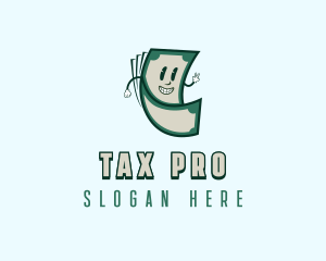 Tax - Paper Bill Money logo design