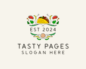 Taco Taqueria Restaurant Logo