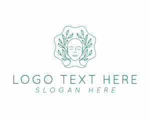 Farmer - Man Nature Leaves logo design