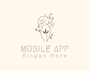 Skin Care - Feminine Floral Sexy Body logo design