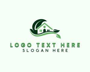 Lawn Garden Landscaping Logo