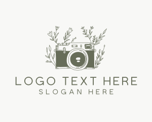 Vintage Camera Photography Logo